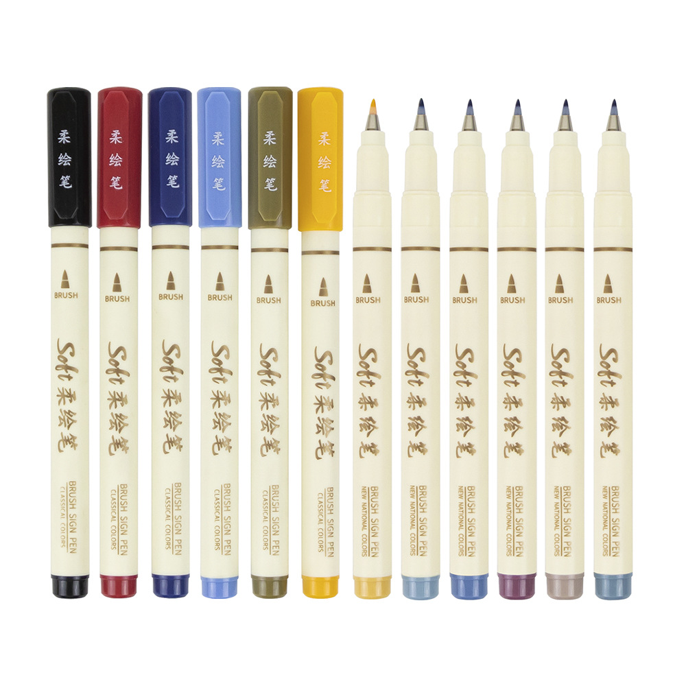 Correction Pen Fine - 6pcs New Retro Color Lettering Painting