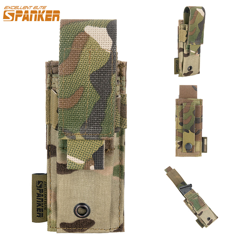 Magazine Holder Rack - Airsoft Molle Pistol Pouch Tactical Single
