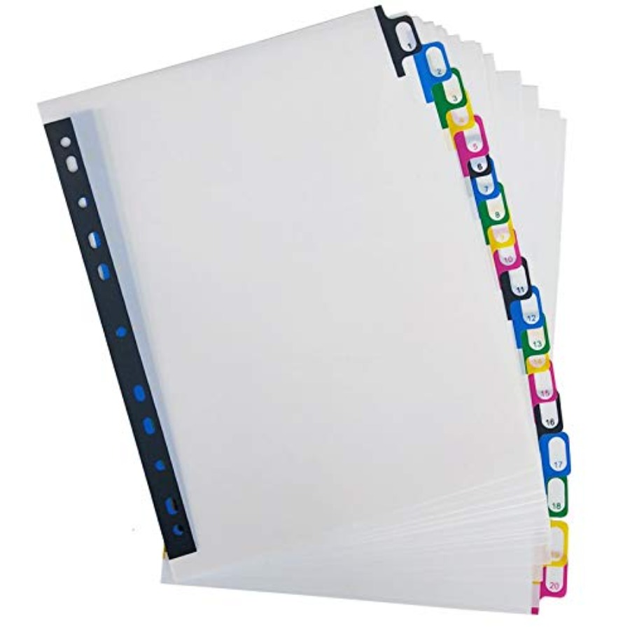 A4 Plastic Binder Index Tab Di - Tab Divider A4 리뷰 및 가격