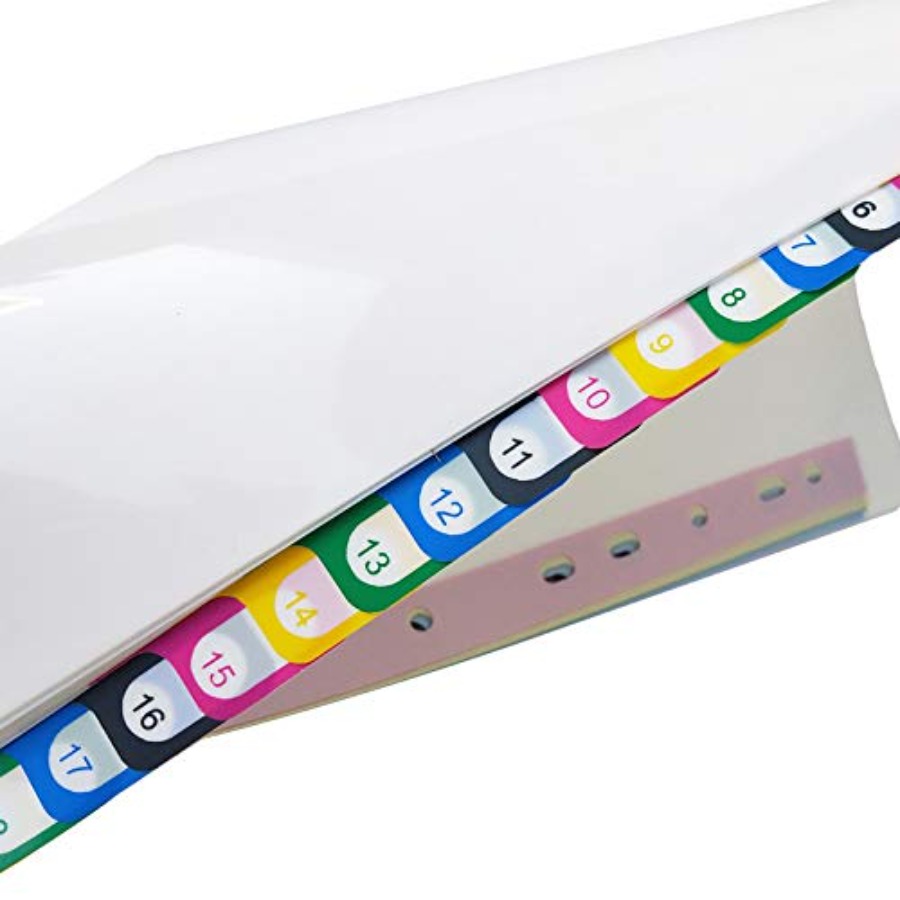 A4 Plastic Binder Index Tab Di - Tab Divider A4 리뷰 및 가격