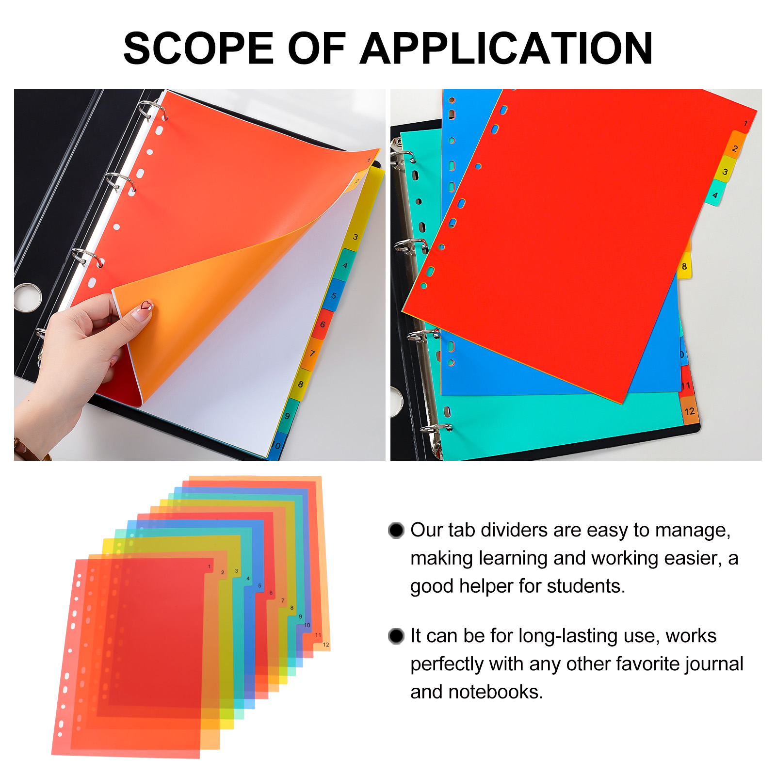 A4 Separated Loose Leaf Page D - Tab Divider A4 리뷰 및 가격
