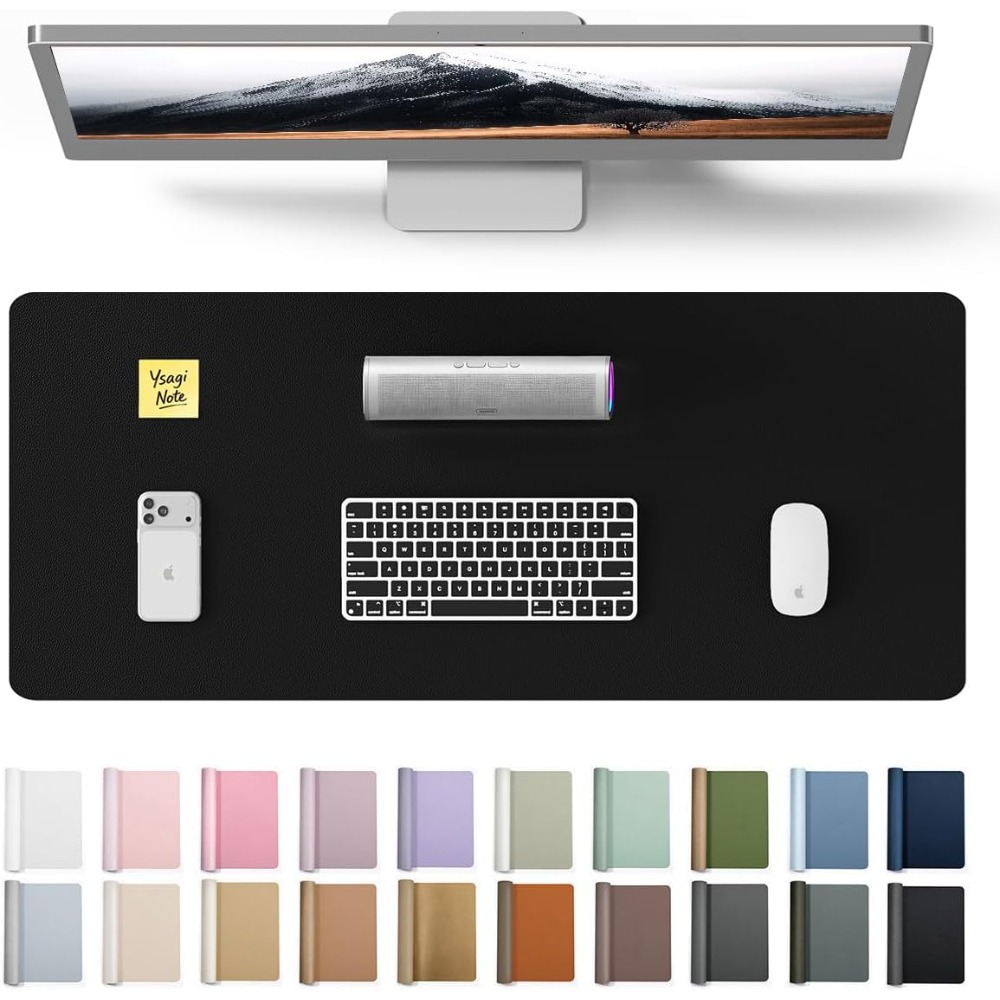 Large PU Leather Desk Pad Prot - Leather Desk Pad 리뷰 및 가격