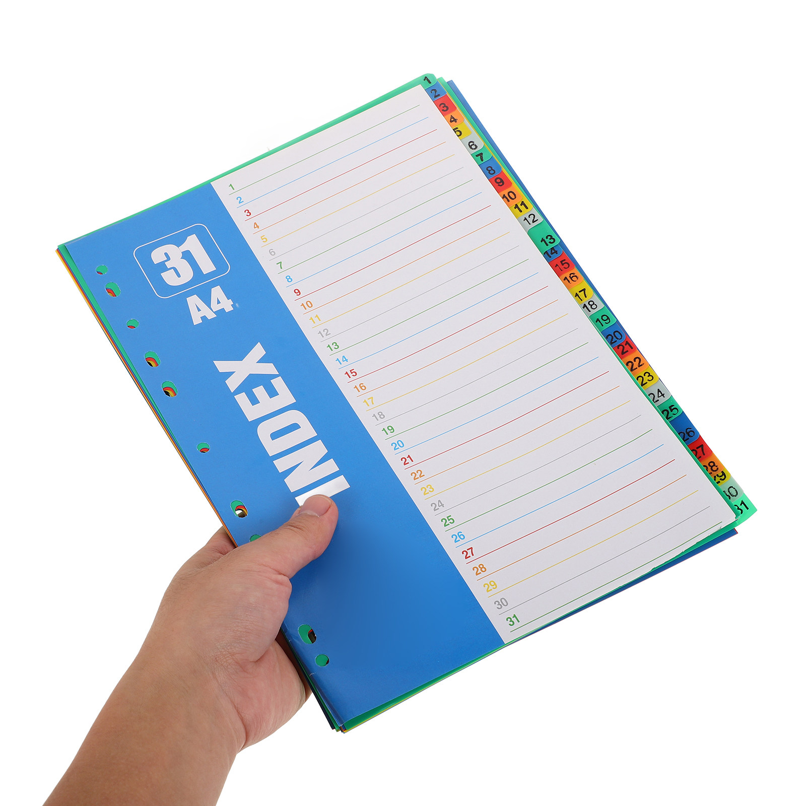 1Set Dividers A4 11-Hole PP St - Tab Divider A4 리뷰 및 가격
