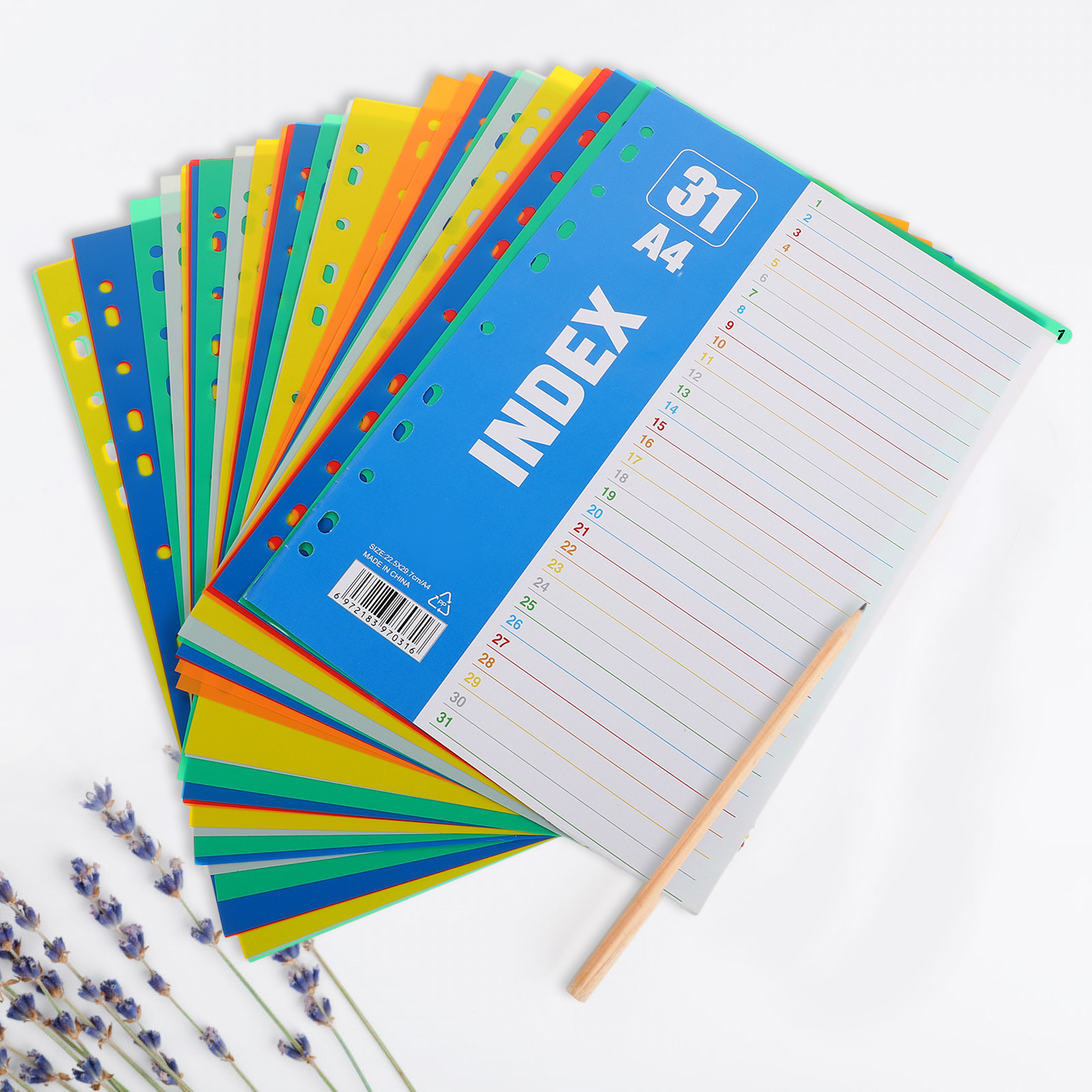 1Set Dividers A4 11-Hole PP St - Tab Divider A4 리뷰 및 가격