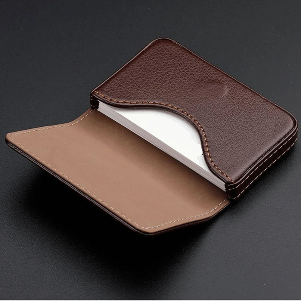 Sized Stitched PU Leather Cred - Index Card Holder 리뷰 및 가격