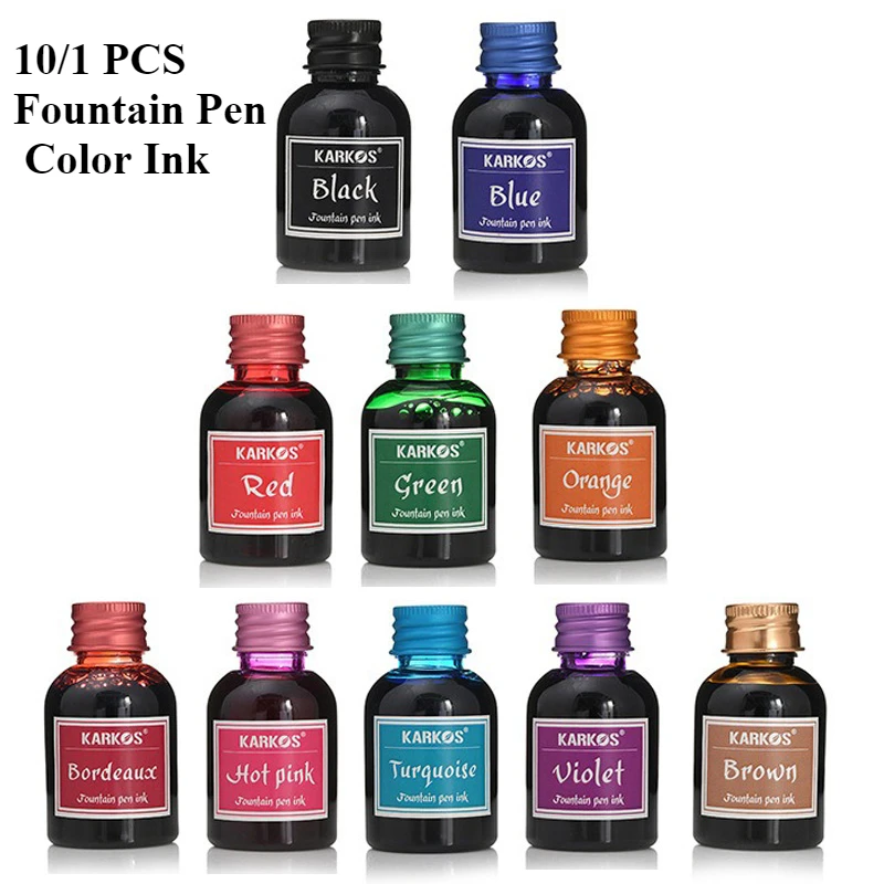 10/1 PCS 30ml Various Colors I - Fountain Pen Bottled Ink 리뷰 및 가격