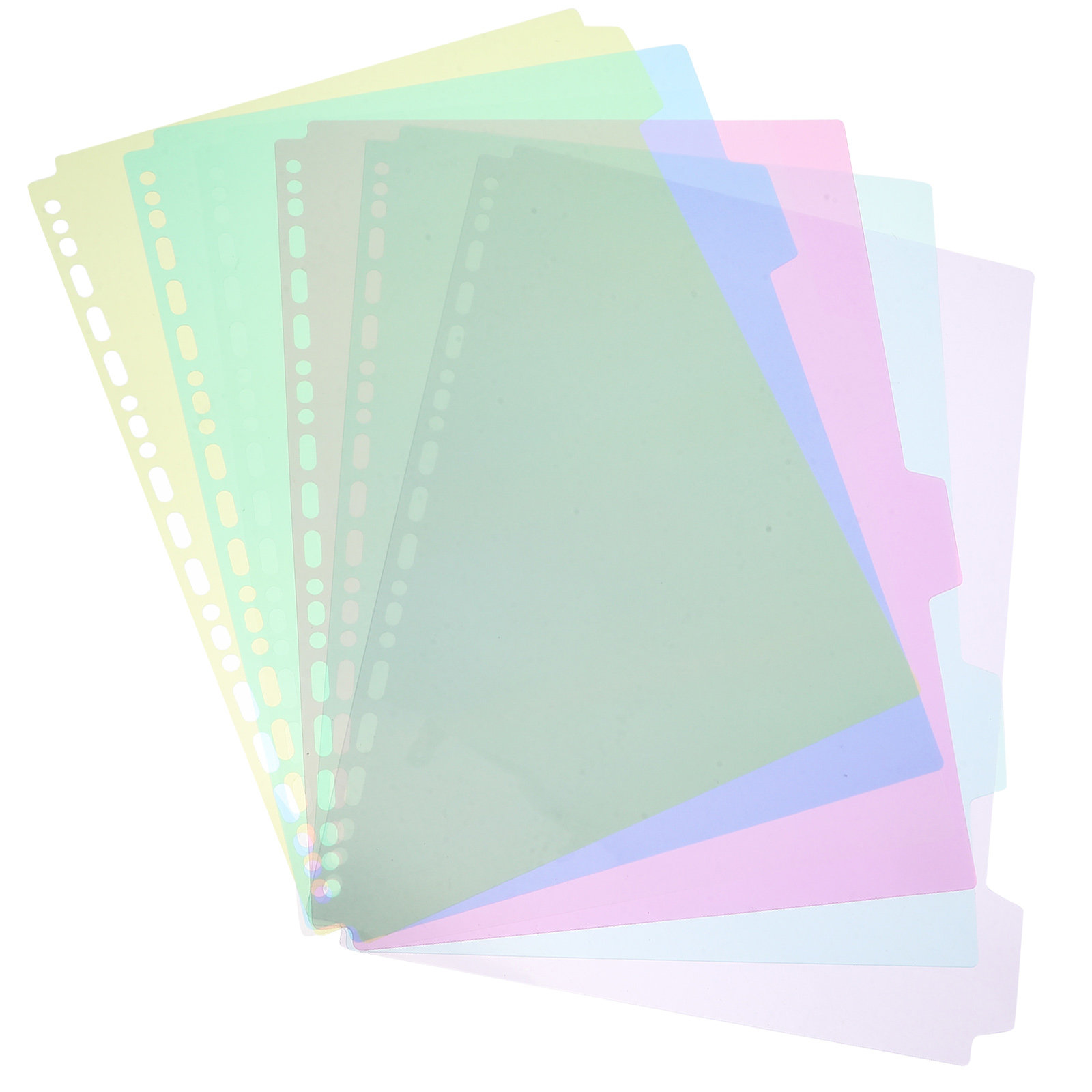 6Pcs Document Index Divider Bi - Tab Divider A4 리뷰 및 가격