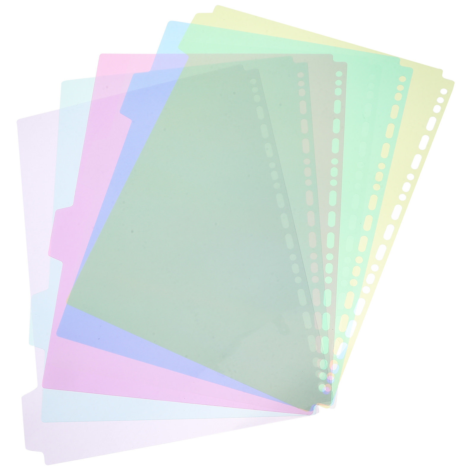 6Pcs Document Index Divider Bi - Tab Divider A4 리뷰 및 가격