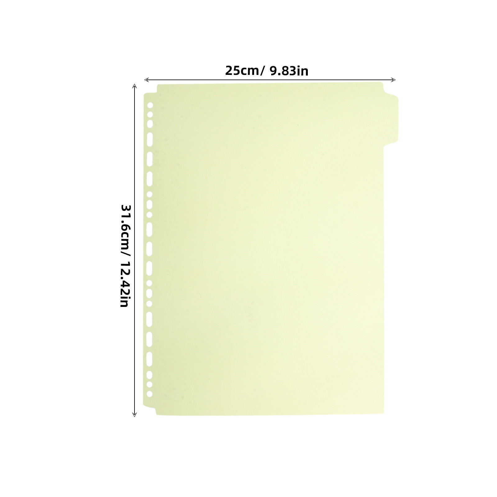 6Pcs Document Index Divider Bi - Tab Divider A4 리뷰 및 가격