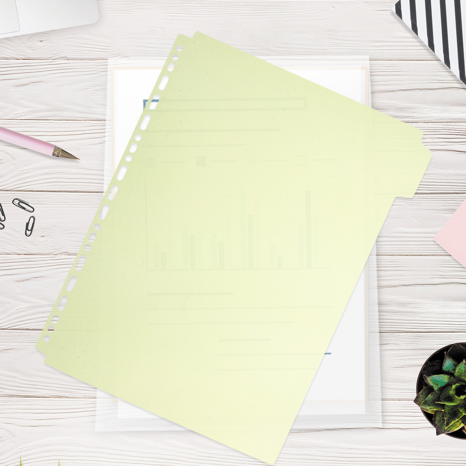 6Pcs Document Index Divider Bi - Tab Divider A4 리뷰 및 가격