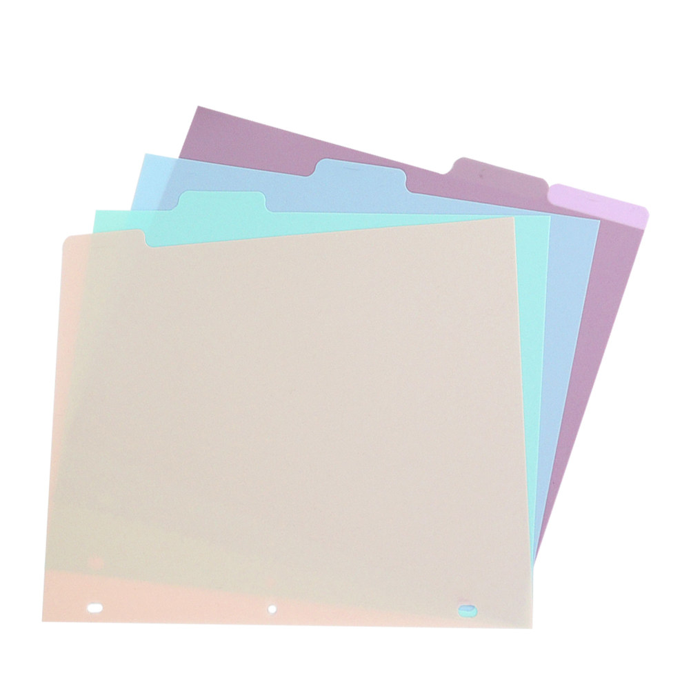 1Set A4 Plastic Binder Divider - Tab Divider A4 리뷰 및 가격