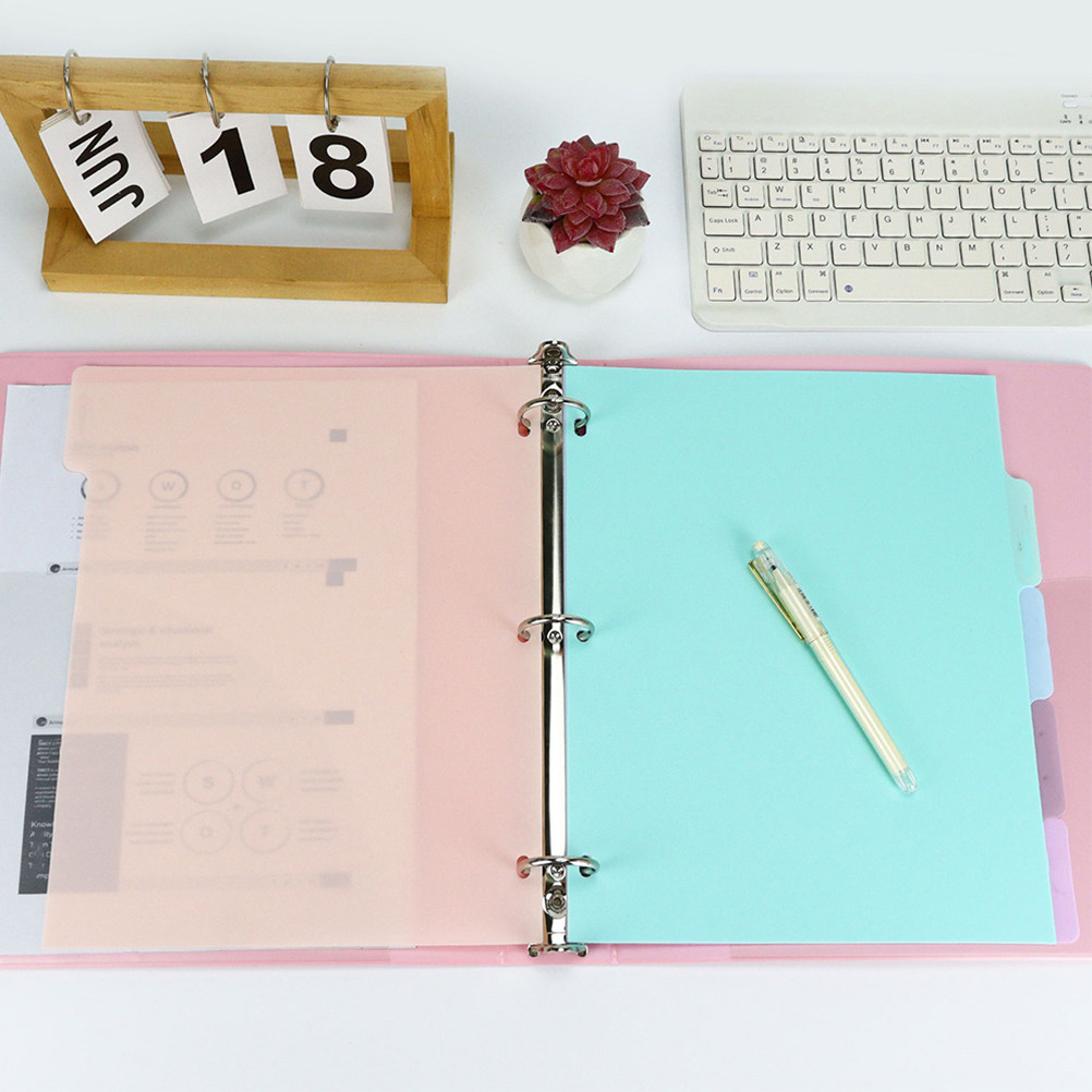 1Set A4 Plastic Binder Divider - Tab Divider A4 리뷰 및 가격