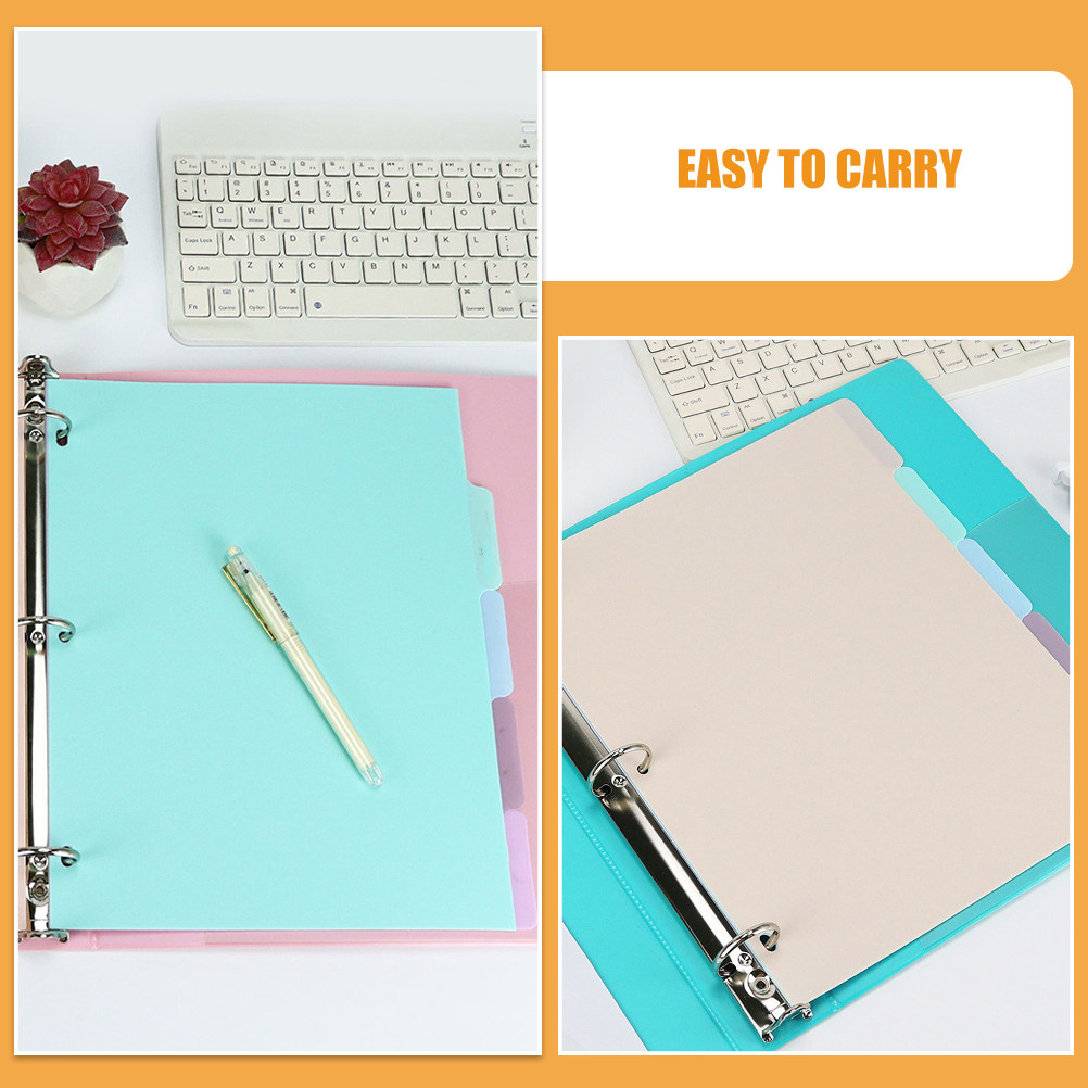 1Set A4 Plastic Binder Divider - Tab Divider A4 리뷰 및 가격