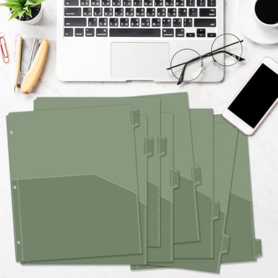 Binder Dividers with Pockets 8 - Tab Divider A4 리뷰 및 가격