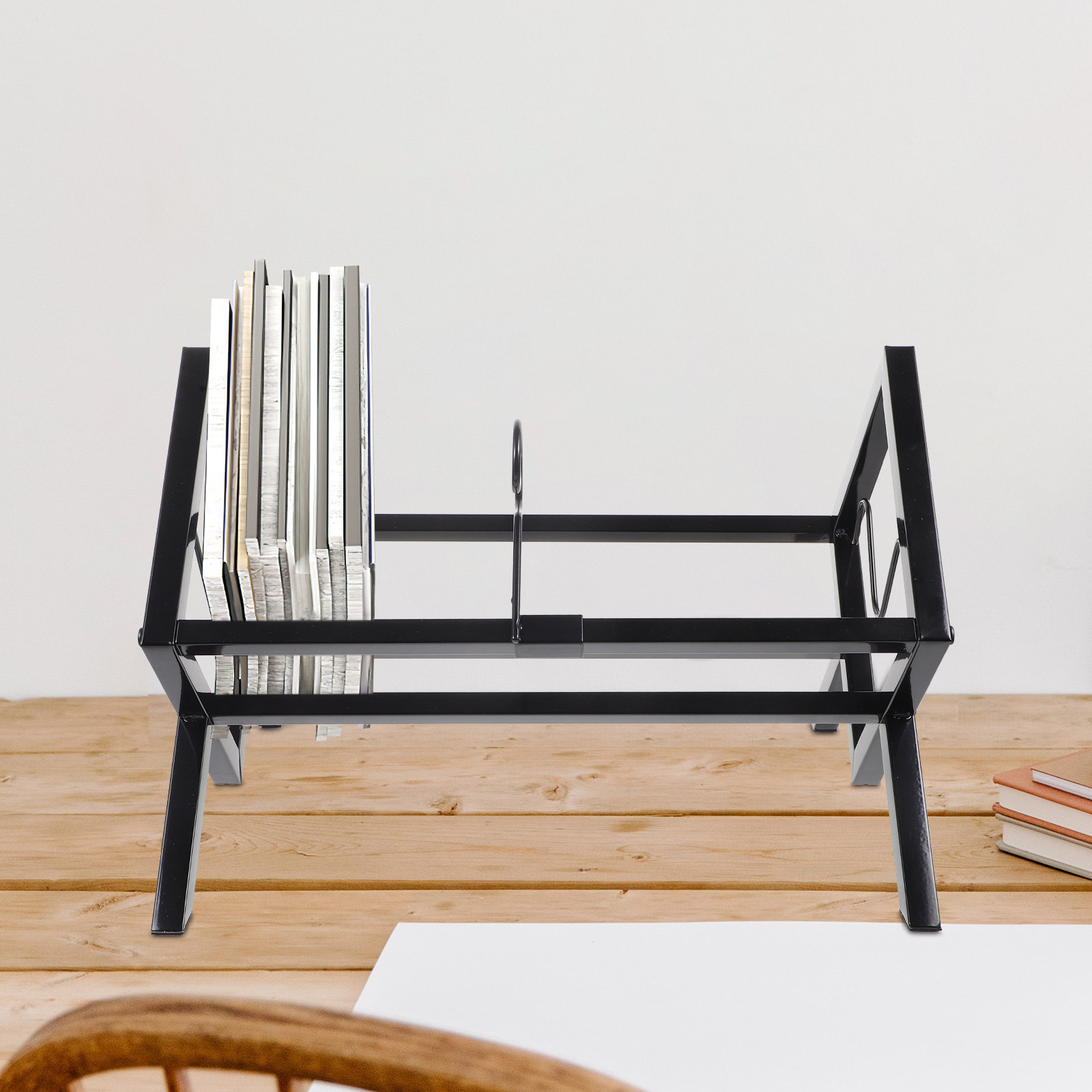 Vinyl Record Display Stand Met - Magazine Holder Rack 리뷰 및 가격