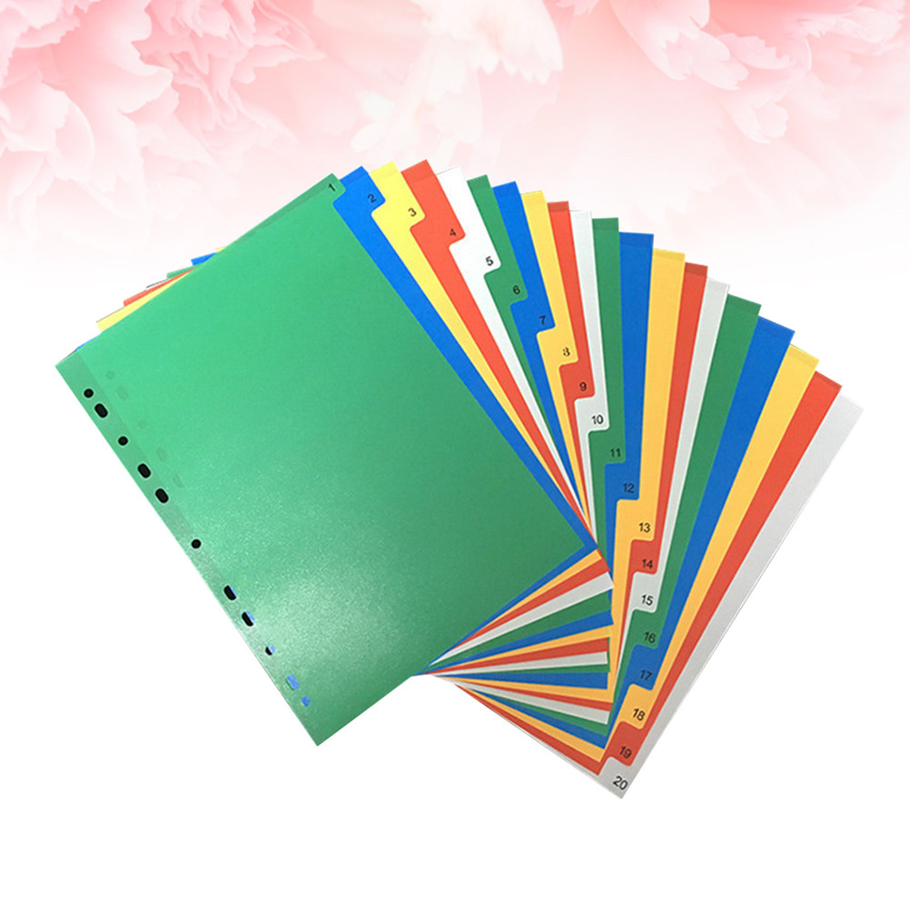 40Pcs Index Page Dividers Colo - Tab Divider A4 리뷰 및 가격