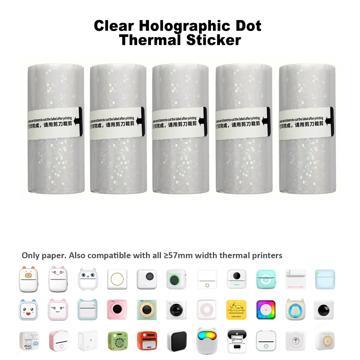 Clear Holographic Dot Transpar - Ink Blotter Paper 리뷰 및 가격