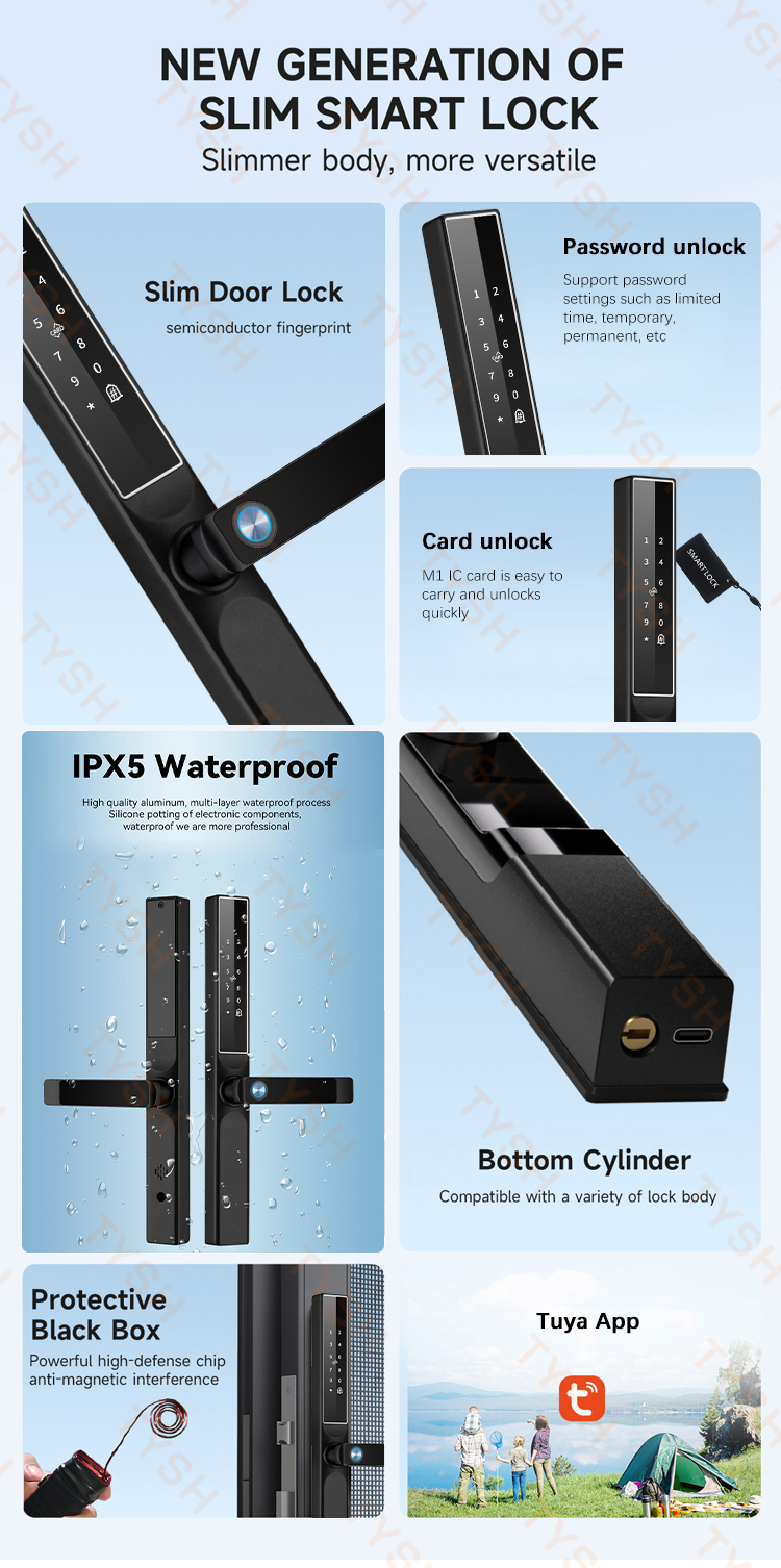 Tuya App Fingerprint Door Lock - Letter Opener Brass 리뷰 및 가격