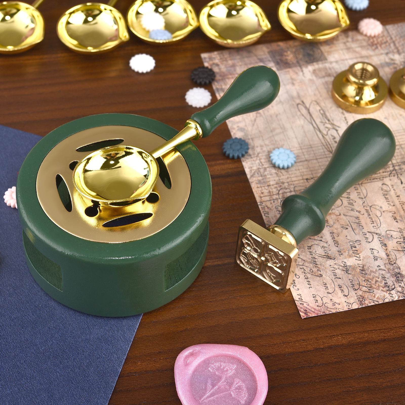 2/3Pcs Set Retro Sealing Wax F - Wax Seal Stamp Set 리뷰 및 가격