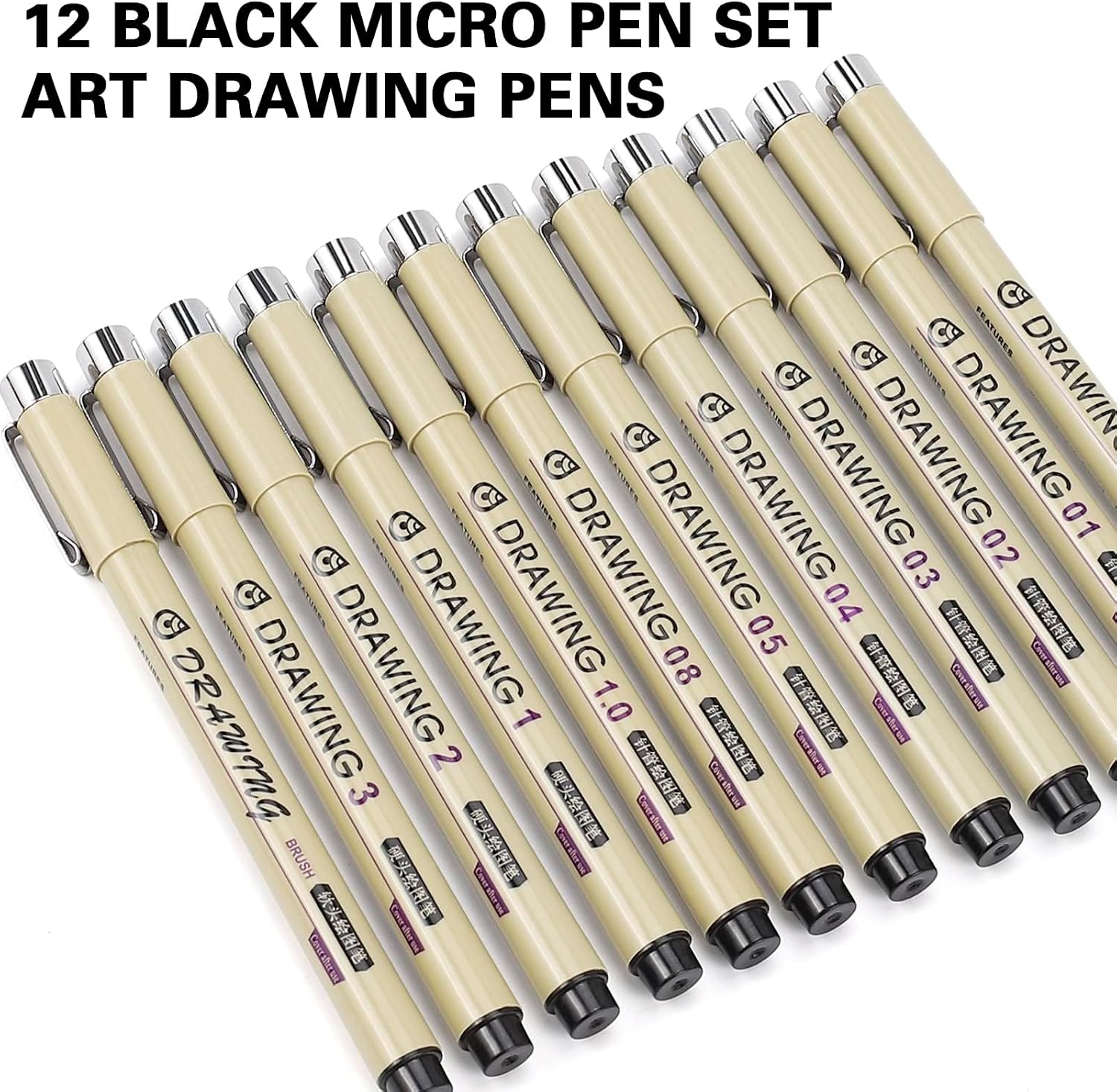 12 Black Fine Liner Drawing Pe - Archive Box Set 리뷰 및 가격
