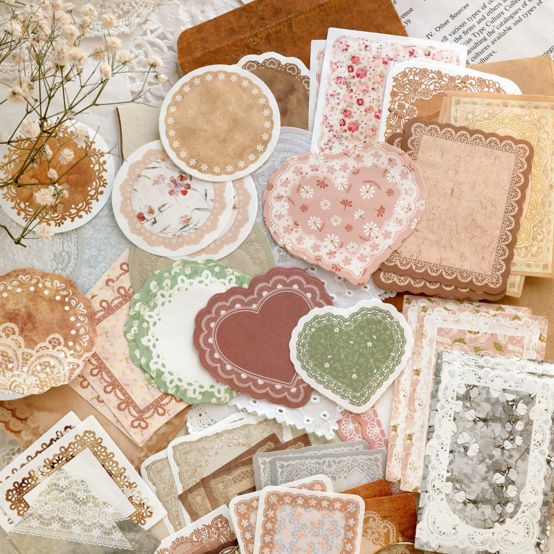100Pcs/Pack Vintage Notes Mate - Ink Blotter Paper 리뷰 및 가격
