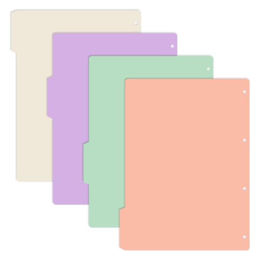 4-Pack Binder Dividers with Ta - Tab Divider A4 리뷰 및 가격