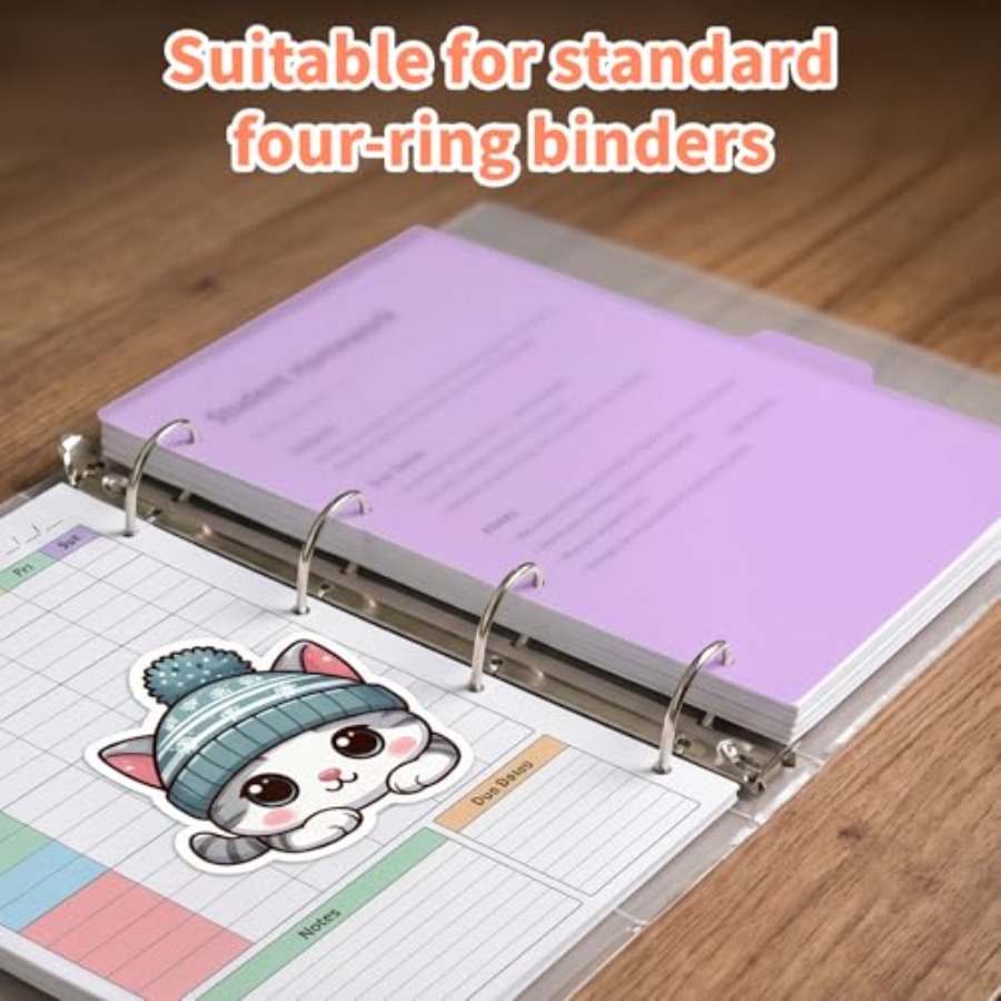 4-Pack Binder Dividers with Ta - Tab Divider A4 리뷰 및 가격