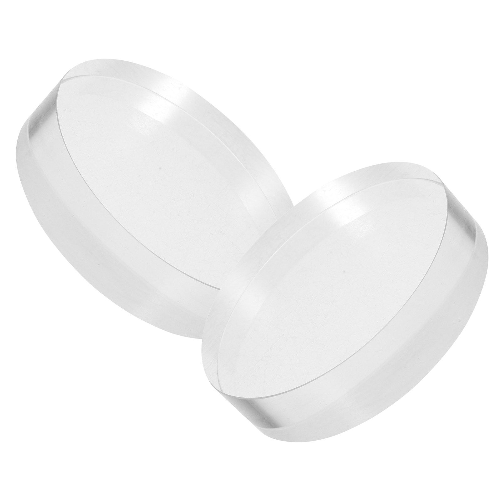 2Pcs Clear Round Crystal Glass - Book Weight Glass 리뷰 및 가격