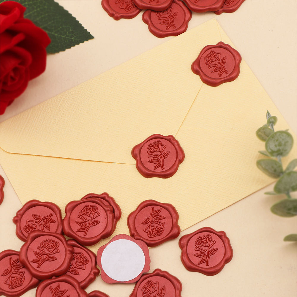 25pcs/set 3D Rose Flower Shape - Wax Seal Stamp Set 리뷰 및 가격