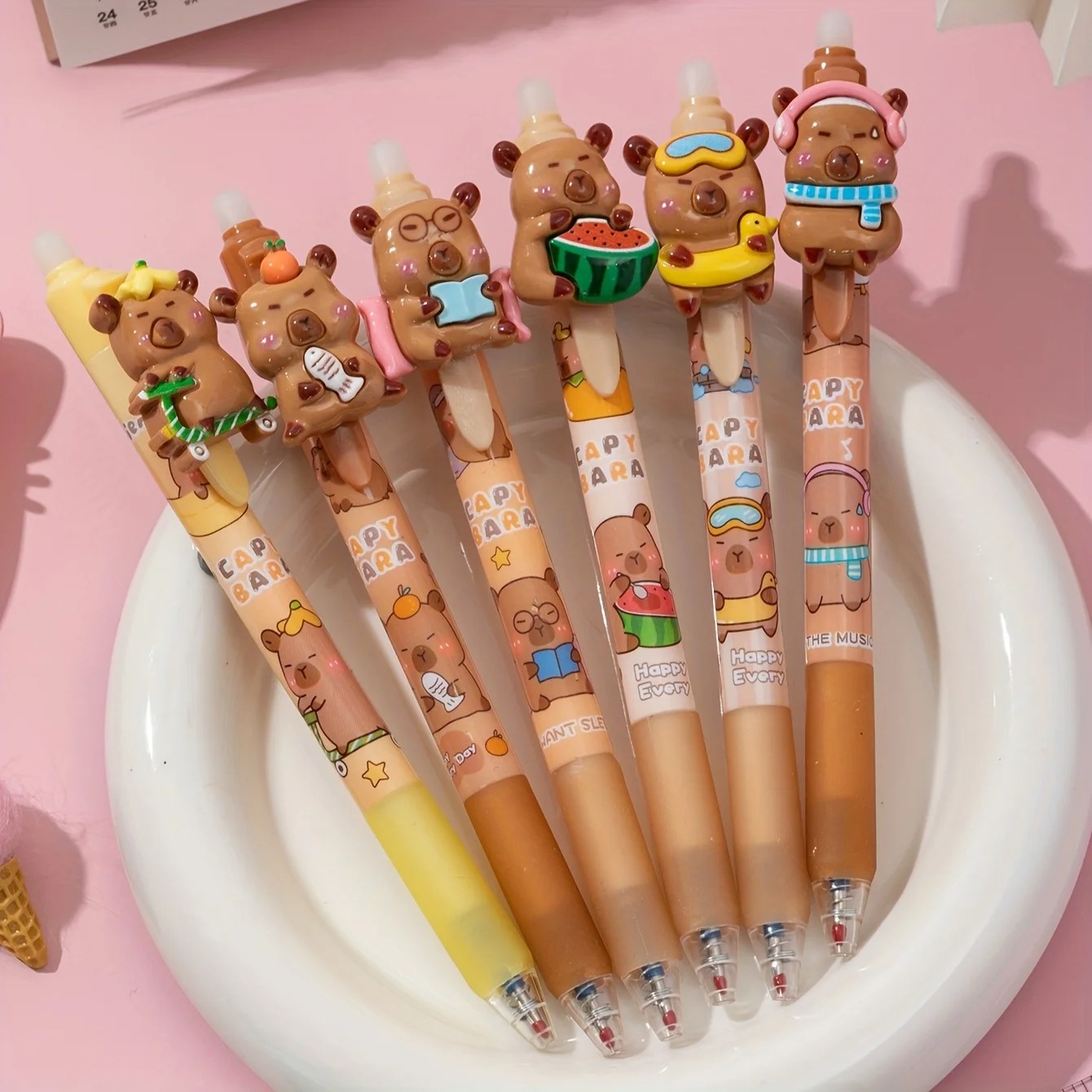 Cute Capybara Erasable Pens, 0 - Correction Pen Fine 리뷰 및 가격