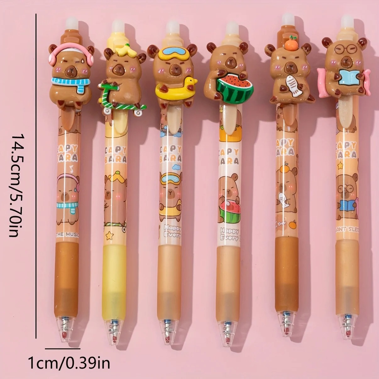 Cute Capybara Erasable Pens, 0 - Correction Pen Fine 리뷰 및 가격