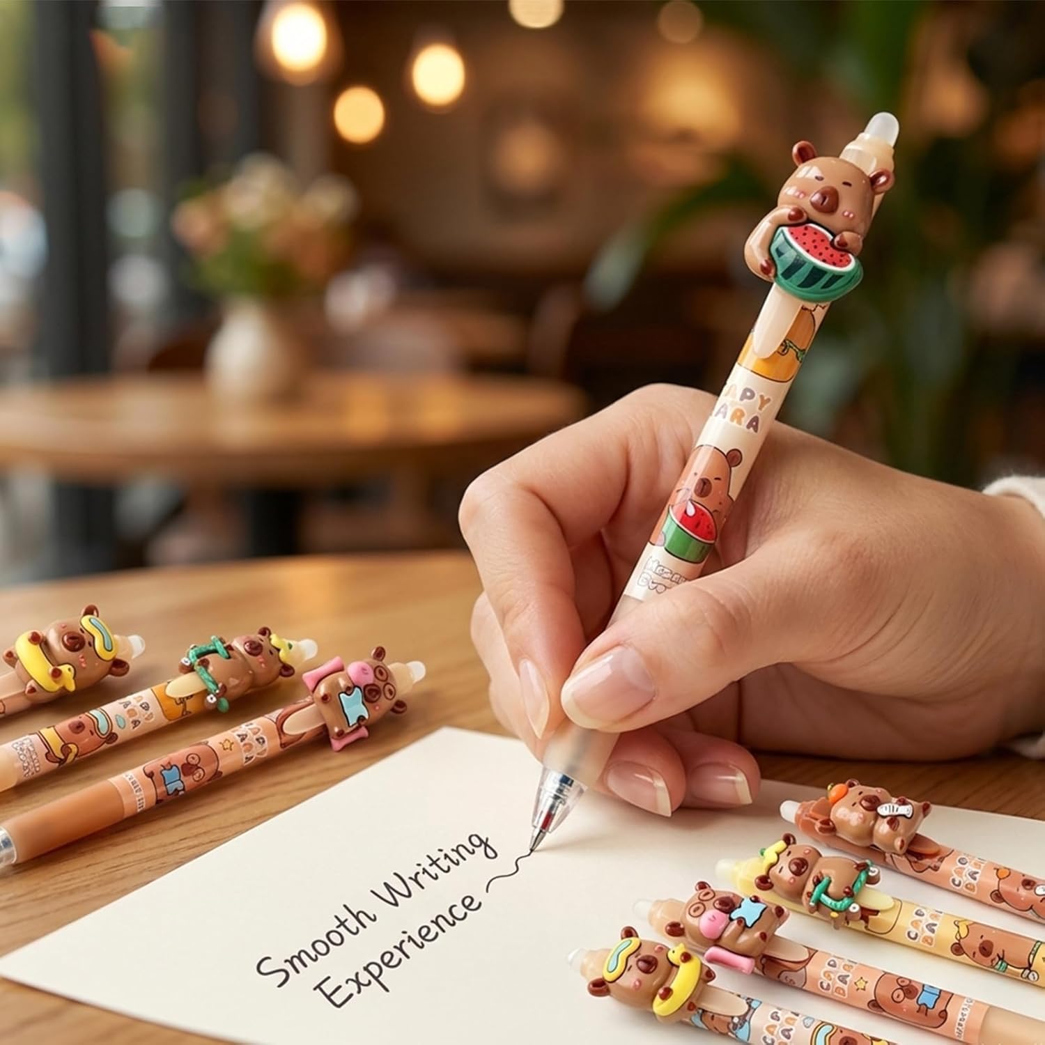 Cute Capybara Erasable Pens, 0 - Correction Pen Fine 리뷰 및 가격