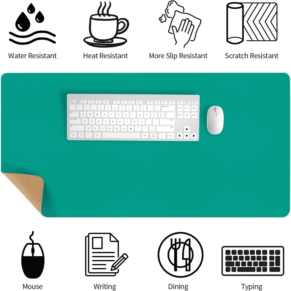 Premium Green Leather Desk Pad - Leather Desk Pad 리뷰 및 가격