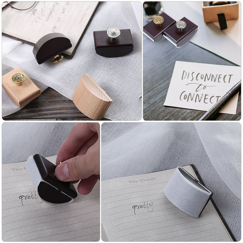 2Pcs Reusable Wood Rocker Blot - Ink Blotter Paper 리뷰 및 가격